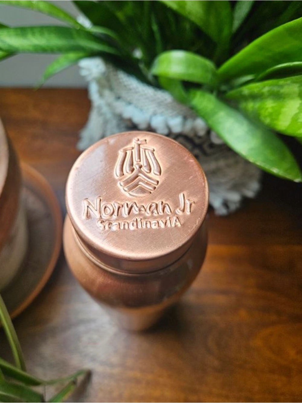 Norman Jr Hammered Copper Water Bottles Set of 3 1L Gift Box